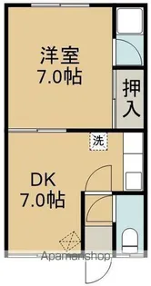 イズミハイツ【3号室】の間取り