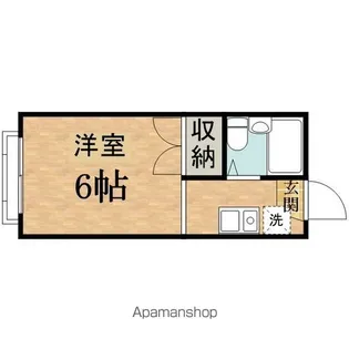 アパルトメントエスポワール【204号室】の間取り