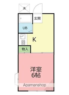 富士見台ハイツ【2階】の間取り