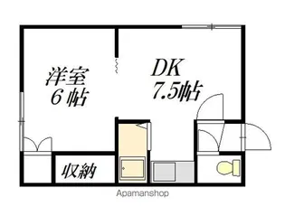 テラスハウス忠和【205号室】の間取り