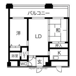 藤井ビル菊水Ⅲ【10階】の間取り
