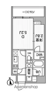 ALTERNA東池袋【7階】の間取り