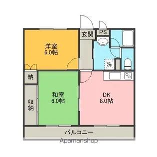 ルマンS【1階】の間取り
