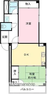 アバニティー東出口【301号室号室】の間取り