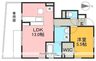 シャンボール B棟【1階】の間取り
