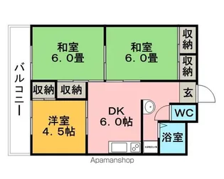 吉岡ビル【4階】の間取り