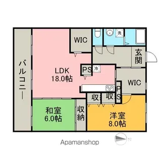パークレーン千代田【2階】の間取り