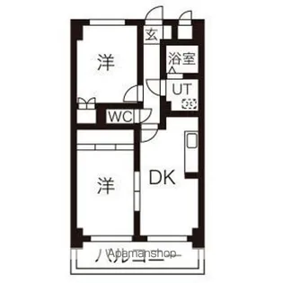 ガーデン山内【4階】の間取り