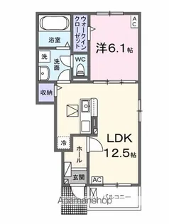 グランデ【1階】の間取り