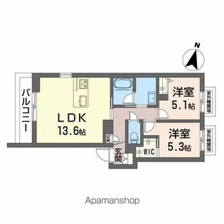 SHINE FORT【3階】の間取り