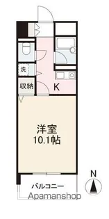 エンスエニョ21ビル(3F以上)【4階】の間取り