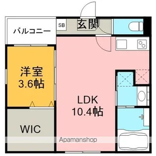 Maison TERA RITA(メゾンテラリタ)【1階】の間取り