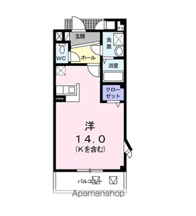 アーバンウィンズ3【6階】の間取り