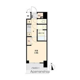 シーズンフラッツ千種【15階】の間取り