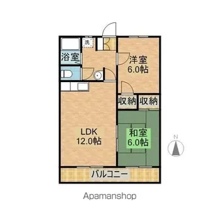 シャルマンK【2階】の間取り