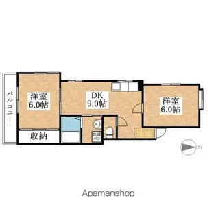 第1シャトープレドパーク【1階】の間取り