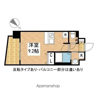 プレサンス新栄リミックス【4階】の間取り