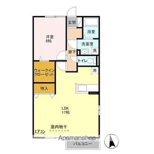 コモド八ヶ崎 A・B【2階】の間取り