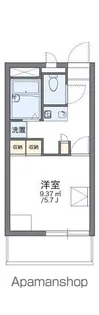 レオパレスシュテルン【2階】の間取り