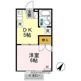 メイゾンベルサ A棟【1階】の間取り
