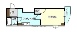 フローレンス尾前【1階】の間取り