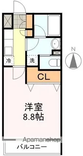 リビングステージ木町通【5階】の間取り