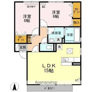 LIONESS Ⅱ【1階】の間取り