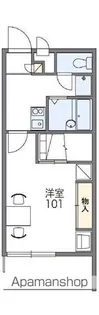 レオパレススカイ【2階】の間取り