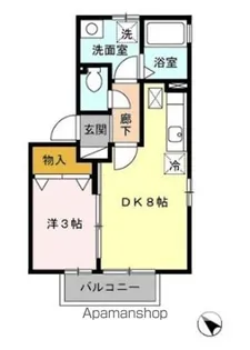 シュテルン上福岡 Ⅱ【1階】の間取り