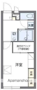 レオパレスTAKESHIRO【108号室】の間取り