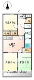 ドリームヒルズ【205号室】の間取り