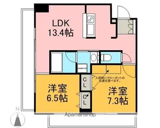 アーデン泉プレミア【10階】の間取り