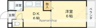 芥川ロイヤルマンション【3階】の間取り