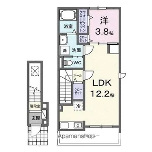 サンフラワー太田駅サイドF【2階】の間取り
