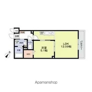 ミリアビタ大森台【2階】の間取り
