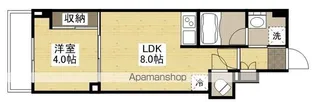 ELETTA吉島【4階】の間取り
