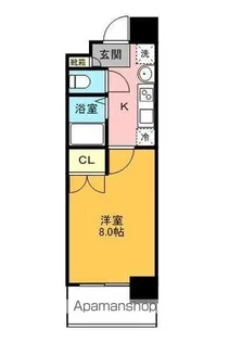 パルティール原駅前【11階】の間取り