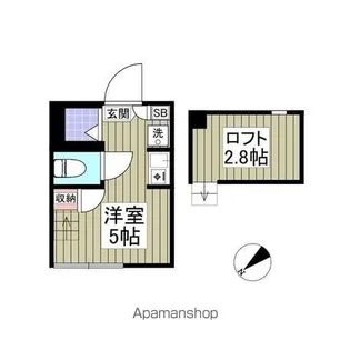 ハーモニーテラス根岸Ⅳ【2階】の間取り
