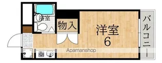 メゾンドヒル【4階】の間取り
