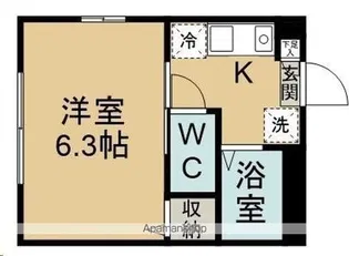 ドリームハイツ【101号室】の間取り