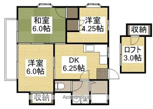 コスモハイツ【2階】の間取り