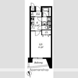 スカール桜城【8階】の間取り