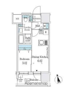 J.GRAN COURT 浅草【5階】の間取り