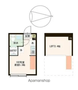 ハーモニーテラス春日町Ⅵ【1階】の間取り