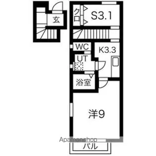 FIRST花巻【205号室】の間取り