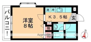 ヒカリマンション(SB)【107号室】の間取り