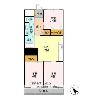 小泉コーポラス【3階】の間取り