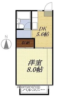 コーポ蘭I【2階】の間取り