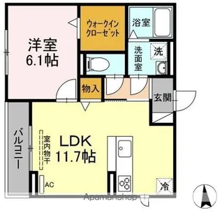 フェリーチェ【3階】の間取り