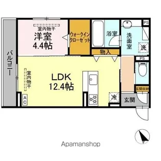 ル・カヴァリエ【3階】の間取り
